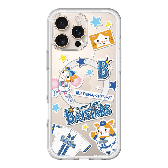 スリムプロテクションプレミアムケース with MagSafe［ 横浜DeNAベイスターズ - ステッカー ］