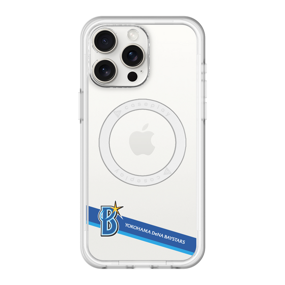 スリムプロテクションプレミアムケース with MagSafe［ 横浜DeNAベイスターズ - ライン ］