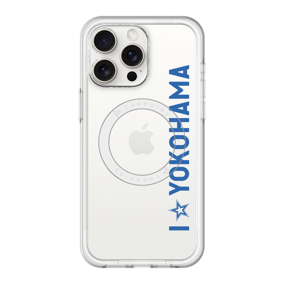 スリムプロテクションプレミアムケース with MagSafe［ 横浜DeNAベイスターズ - I ☆ YOKOHAMA - 縦 ］