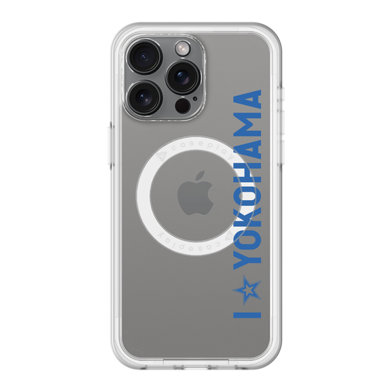 スリムプロテクションプレミアムケース with MagSafe［ 横浜DeNAベイスターズ - I ☆ YOKOHAMA - 縦 ］
