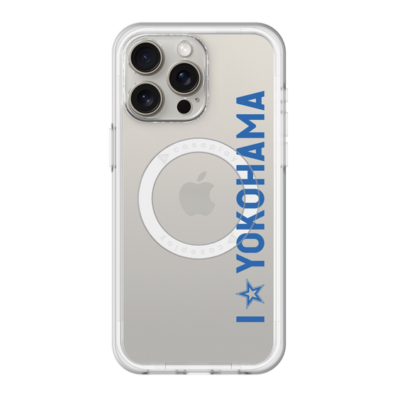 スリムプロテクションプレミアムケース with MagSafe［ 横浜DeNAベイスターズ - I ☆ YOKOHAMA - 縦 ］