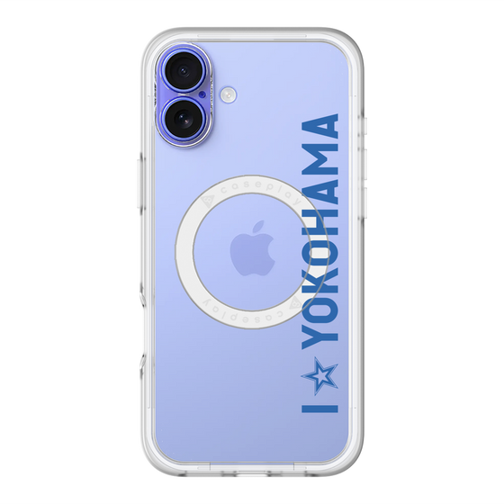 スリムプロテクションプレミアムケース with MagSafe［ 横浜DeNAベイスターズ - I ☆ YOKOHAMA - 縦 ］
