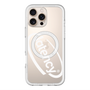 スリムプロテクションプレミアムケース with MagSafe［ LATENCY - Circle logo - Clear ］