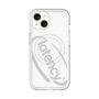スリムプロテクションプレミアムケース with MagSafe［ LATENCY - Circle logo - White ］