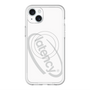 スリムプロテクションプレミアムケース with MagSafe［ LATENCY - Circle logo - White ］