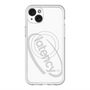 スリムプロテクションプレミアムケース with MagSafe［ LATENCY - Circle logo - White ］