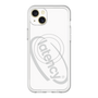 スリムプロテクションプレミアムケース with MagSafe［ LATENCY - Circle logo - White ］