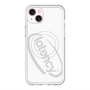 スリムプロテクションプレミアムケース with MagSafe［ LATENCY - Circle logo - White ］