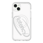 スリムプロテクションプレミアムケース with MagSafe［ LATENCY - Circle logo - White ］