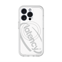スリムプロテクションプレミアムケース with MagSafe［ LATENCY - Circle logo - White ］