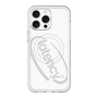スリムプロテクションプレミアムケース with MagSafe［ LATENCY - Circle logo - White ］