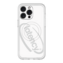 スリムプロテクションプレミアムケース with MagSafe［ LATENCY - Circle logo - White ］