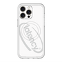 スリムプロテクションプレミアムケース with MagSafe［ LATENCY - Circle logo - White ］