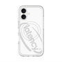 スリムプロテクションプレミアムケース with MagSafe［ LATENCY - Circle logo - White ］