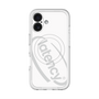 スリムプロテクションプレミアムケース with MagSafe［ LATENCY - Circle logo - White ］