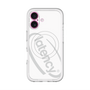 スリムプロテクションプレミアムケース with MagSafe［ LATENCY - Circle logo - White ］