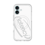 スリムプロテクションプレミアムケース with MagSafe［ LATENCY - Circle logo - White ］