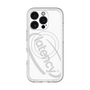 スリムプロテクションプレミアムケース with MagSafe［ LATENCY - Circle logo - White ］