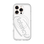 スリムプロテクションプレミアムケース with MagSafe［ LATENCY - Circle logo - White ］