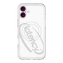 スリムプロテクションプレミアムケース with MagSafe［ LATENCY - Circle logo - White ］