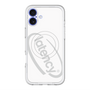 スリムプロテクションプレミアムケース with MagSafe［ LATENCY - Circle logo - White ］