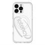 スリムプロテクションプレミアムケース with MagSafe［ LATENCY - Circle logo - White ］