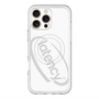 スリムプロテクションプレミアムケース with MagSafe［ LATENCY - Circle logo - White ］