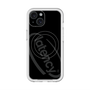 スリムプロテクションプレミアムケース with MagSafe［ LATENCY - Circle logo - Black ］