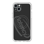 スリムプロテクションプレミアムケース with MagSafe［ LATENCY - Circle logo - Black ］
