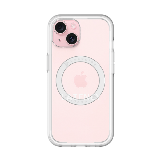 スリムプロテクションプレミアムケース with MagSafe［ LATENCY - Logotype - Clear ］