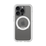 スリムプロテクションプレミアムケース with MagSafe［ LATENCY - Logotype - Clear ］
