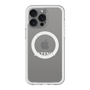 スリムプロテクションプレミアムケース with MagSafe［ LATENCY - Logotype - Clear ］