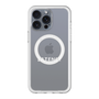 スリムプロテクションプレミアムケース with MagSafe［ LATENCY - Logotype - Clear ］