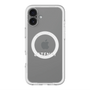 スリムプロテクションプレミアムケース with MagSafe［ LATENCY - Logotype - Clear ］