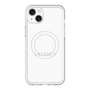スリムプロテクションプレミアムケース with MagSafe［ LATENCY - Logotype - White ］