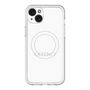 スリムプロテクションプレミアムケース with MagSafe［ LATENCY - Logotype - White ］