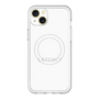 スリムプロテクションプレミアムケース with MagSafe［ LATENCY - Logotype - White ］