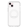 スリムプロテクションプレミアムケース with MagSafe［ LATENCY - Logotype - White ］