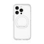 スリムプロテクションプレミアムケース with MagSafe［ LATENCY - Logotype - White ］