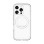 スリムプロテクションプレミアムケース with MagSafe［ LATENCY - Logotype - White ］