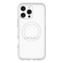 スリムプロテクションプレミアムケース with MagSafe［ LATENCY - Logotype - White ］