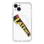 スリムプロテクションプレミアムケース with MagSafe［ LATENCY - Rock logo - White ］