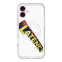 スリムプロテクションプレミアムケース with MagSafe［ LATENCY - Rock logo - White ］