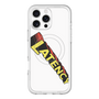 スリムプロテクションプレミアムケース with MagSafe［ LATENCY - Rock logo - White ］