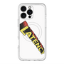 スリムプロテクションプレミアムケース with MagSafe［ LATENCY - Rock logo - White ］