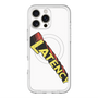 スリムプロテクションプレミアムケース with MagSafe［ LATENCY - Rock logo - White ］