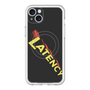 スリムプロテクションプレミアムケース with MagSafe［ LATENCY - Rock logo - Black ］