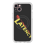 スリムプロテクションプレミアムケース with MagSafe［ LATENCY - Rock logo - Black ］