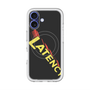 スリムプロテクションプレミアムケース with MagSafe［ LATENCY - Rock logo - Black ］
