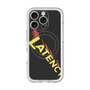 スリムプロテクションプレミアムケース with MagSafe［ LATENCY - Rock logo - Black ］